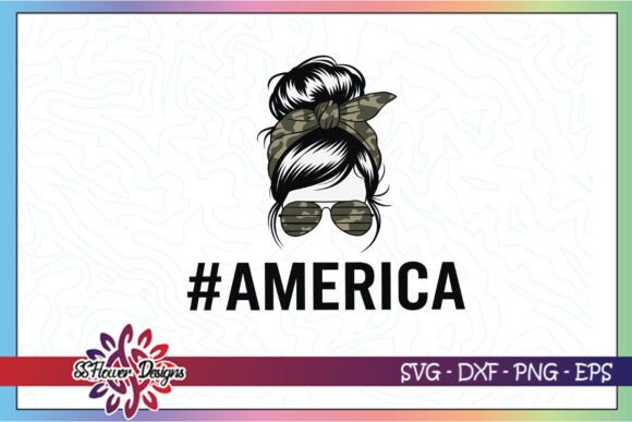 American Veteran Mom SVG for Crafts and Graphics