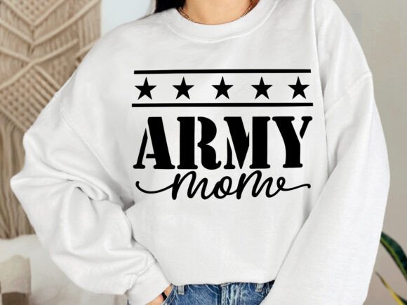 Army Mom SVG: Bold Graphics for Crafts & Blogs