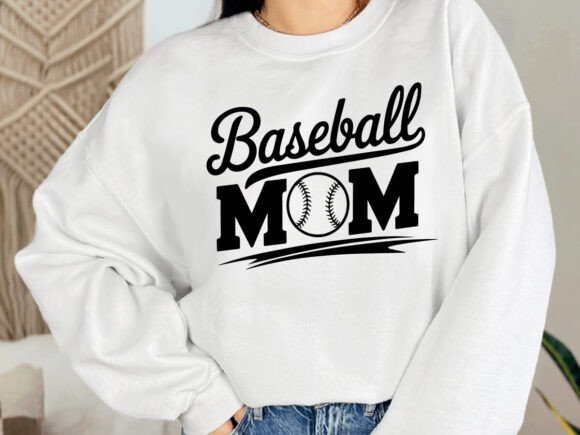 Baseball Mom SVG: Graphics for Crafts & Branding