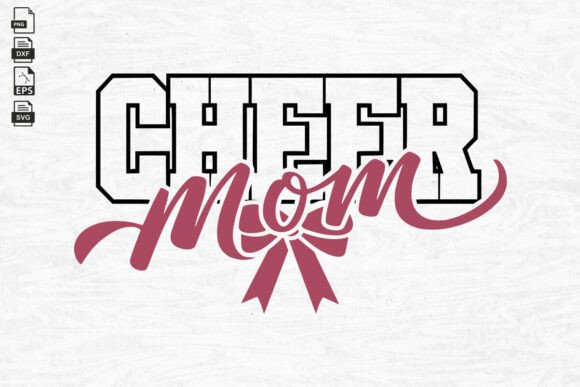 Cheer Mom SVG: Bold Graphics for Crafts Projects