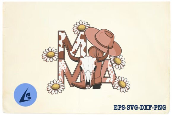 Country Mama Western Mom SVG: Graphics for Crafts