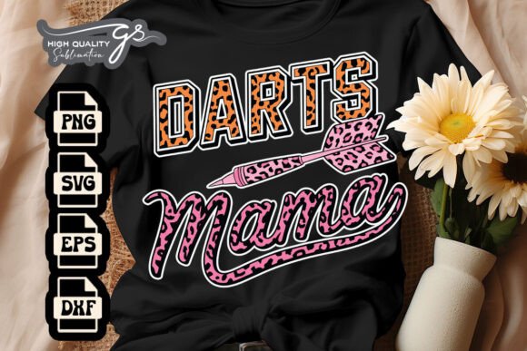 Darts Mama SVG: Bold Graphics for Crafts
