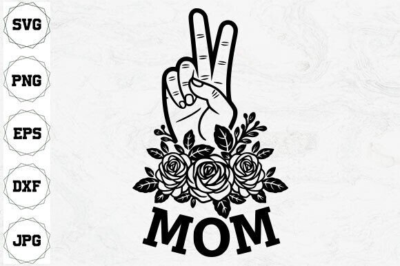 Floral Mom SVG: Perfect Graphics for Crafts