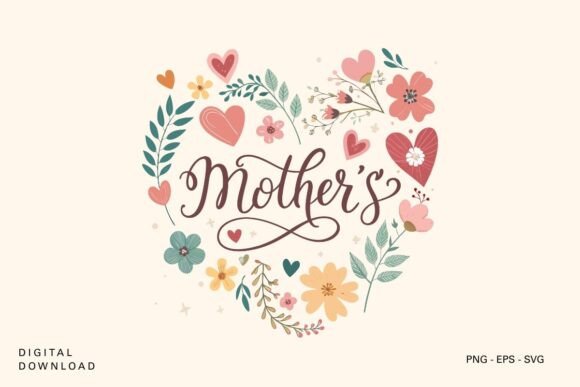 Mom SVG Design: Fresh Graphics for Crafts