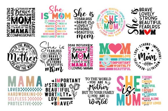 Mother's Day SVG Bundle: Premium Graphics for Crafts