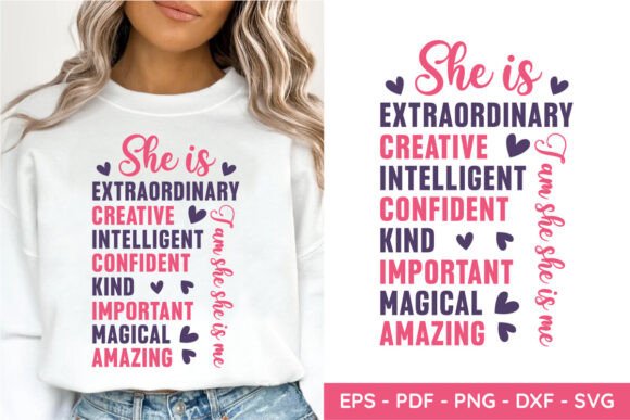 She is Extraordinary Mom SVG for Crafts & Graphics