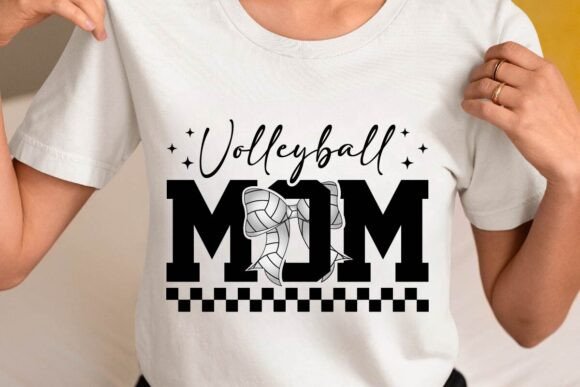 Volleyball Mom SVG PNG: Graphics for Crafts