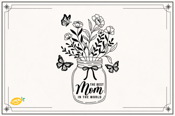 Wildflower Mom SVG: Graphics for Crafts & Brands